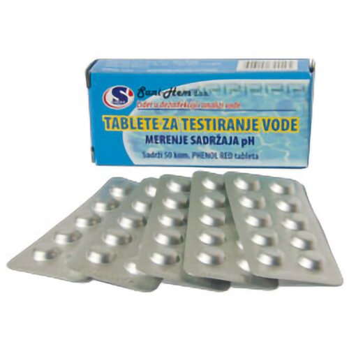 Sani-hem phenol red tablete 50/1 1027-44495 Slike
