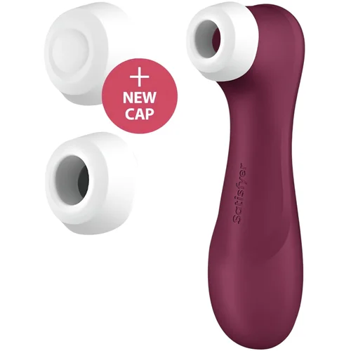 Satisfyer Pro 2 Gen3 - pametni, polnilni vibrator za klitoris z zračnim valovanjem (bordo)