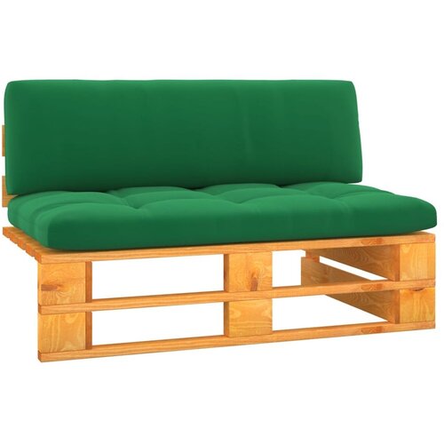  Srednja sofa od paleta medeno smeđa impregnirana borovina Cijene