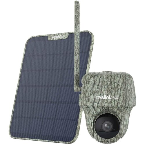 Reolink Sigurnosna IP kamera GO G450, 4K, Vanjska, Maskirna, Baterija, 4G LTE, 360° + Solarni panel Cene