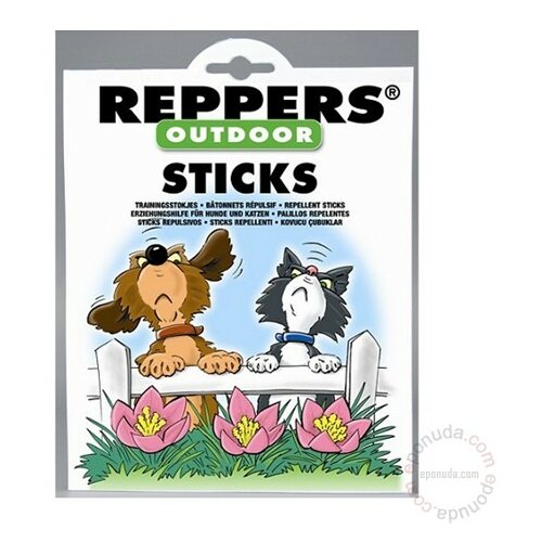 Beaphar štapići za zaštitu biljaka od kućnih ljubimaca Reppers Outdoor Sticks, 6 kom Slike