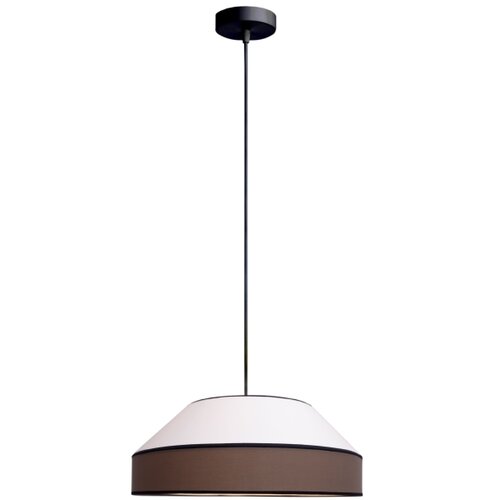  Visilica na sajli MANISO 1xE27/60W/230V &amp;Oslash; 45 cm bela/smeđa Slike