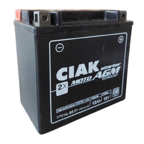  Akumulator za motocikl ciak moto agm 12 v 12 ah +d Slike