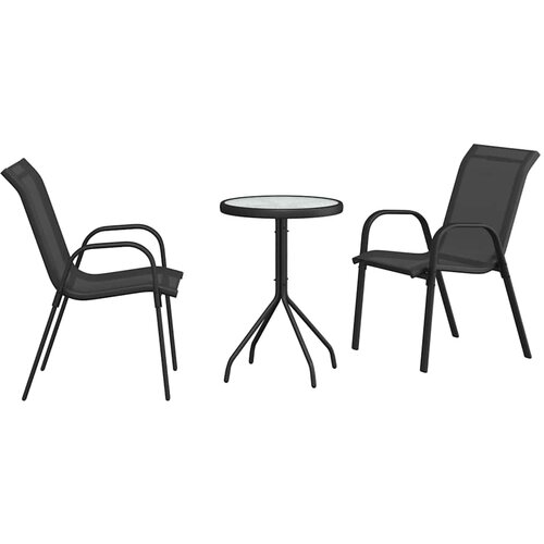 Bistro set za vrt 3 pcs Čelik Slike
