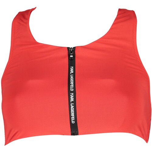 KARL LAGERFELD BEACHWEAR SWIMSUIT TOP WOMEN RED Cene