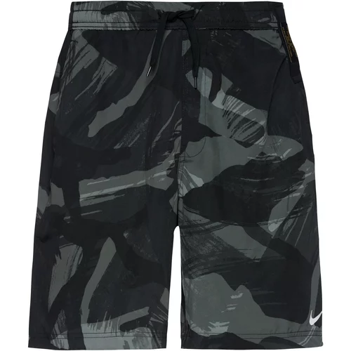 Nike Sportske hlače 'Form' kaki / žad / crna