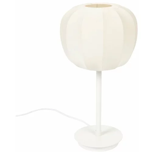 White Label Bela namizna svetilka s tekstilnim senčnikom (višina 42 cm) –