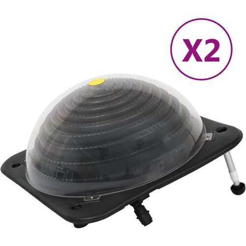  Grijači za bazen 2 kom 75 x 75 x 36 cm HDPE aluminijski Cijene