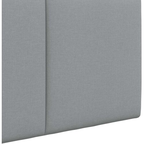  Držeće uzglavlje Zidne Svijetlo siva 110 x 55 x 5 cm tkanina - Svjetlosiva 100 cm bez LED Slike