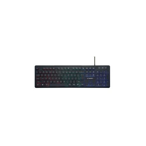  Tastatura GEMBIRD, KB-UML-02 Rainbow backlight multimedia keyboard, USB, USA layout Slike
