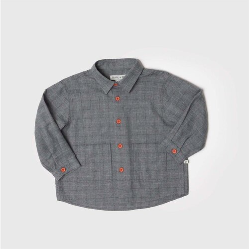 Maru+Bo Srajce z dolgimi rokavi U35F2501-GRY13 Siva Cene