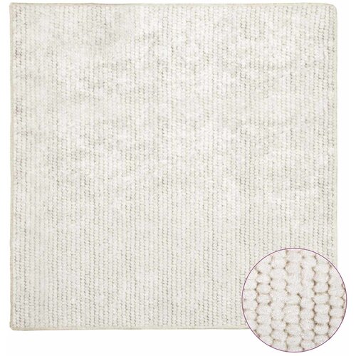 Tepih Krem 100 x 100 cm 100% poliester 3 mm Mogu se prati Slike