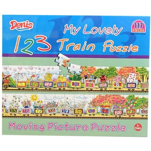 Denis Puzzle 1 2 3 mali voz - 117 delova Cene