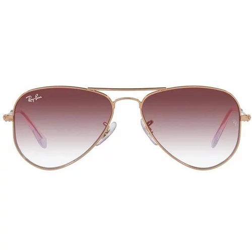 Ray-ban Otroška sončna očala Junior Aviator roza barva, 0RJ9506S