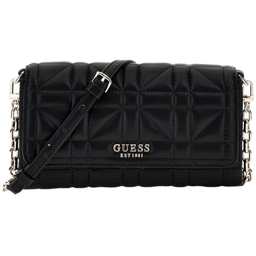 Guess Torbe za čez ramo ASSIA CROSSBODY FLAP ORGANIZER Črna Slike