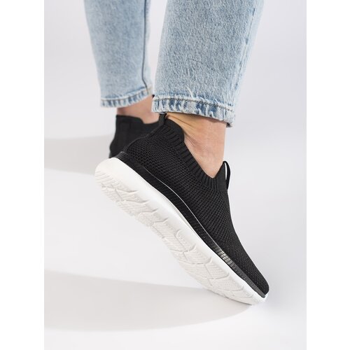 Shelvt Slip-on sneakers black Cene