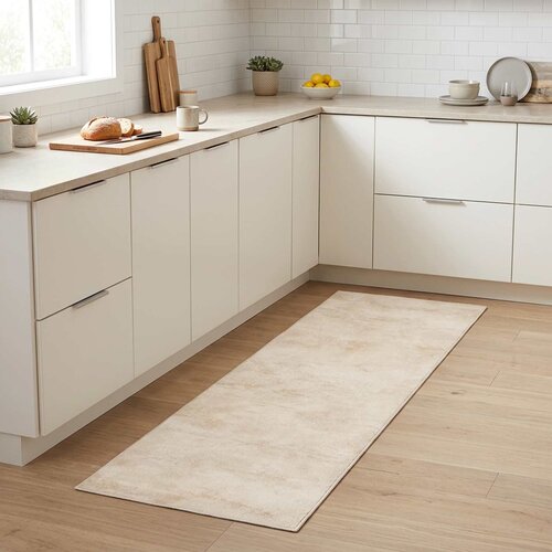  Kuhinjski Tepih kremasti beton 180 x 60 cm 100% poliamid Cene