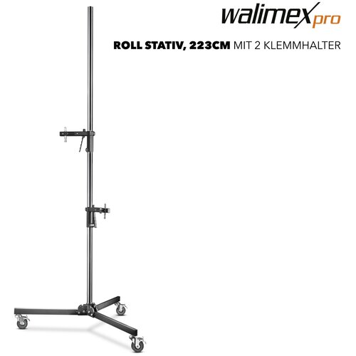  Walimex pro mobilni stalak, 223 cm, sa 2 stezaljke držača Cijene