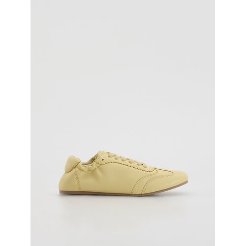 Reserved Sneakersice od ovčje kože - krem Cijene