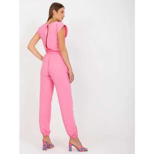 Fashion Hunters Pink casual set with RUE PARIS pants