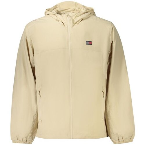 Tommy Hilfiger mu&amp;scaron;ka jakna s kapuljačom otporna na vjetar bež Slike