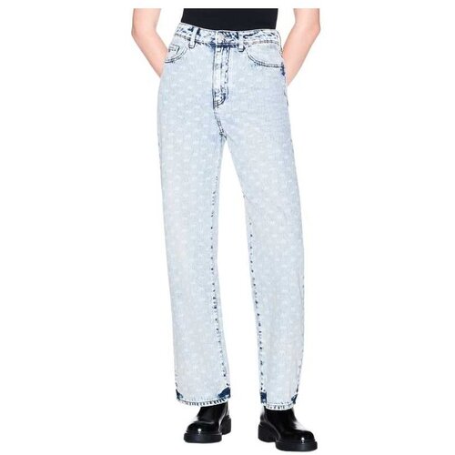 Armani Exchange oversized fit ženske farmerke Slike