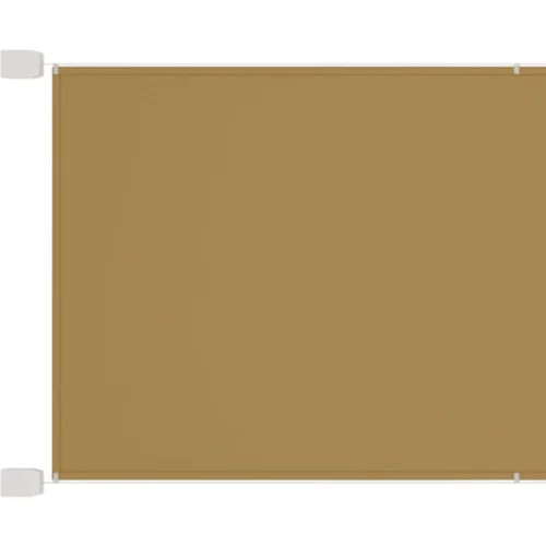 vidaXL Okomita tenda bež 140 x 1000 cm od tkanine Oxford