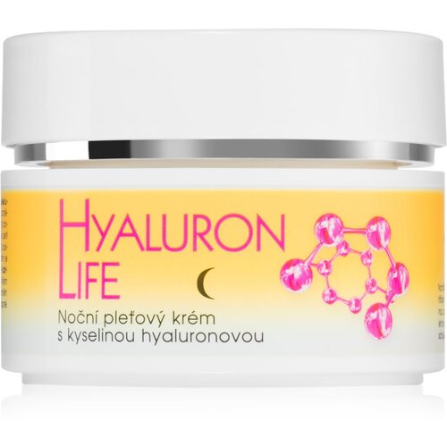 Bione Cosmetics Hyaluron Life nočna krema za obraz s hialuronsko kislino 51 ml Slike