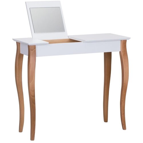 Ragaba bijeli toaletni stolić sa zrcalom Dressing Table, duljine 85 cm Slike