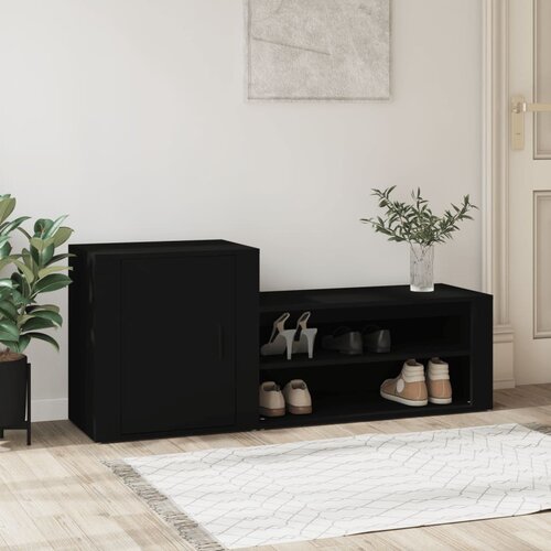 vidaXL Ormarić za cipele crni 130 x 35 x 54 cm od konstruiranog drva Cijene
