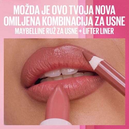Maybelline Serum Lipstick Saten matirajoča &amp;scaron;minka z vlažilnim učinkom odtenek 101 Upstate 1 kos Slike