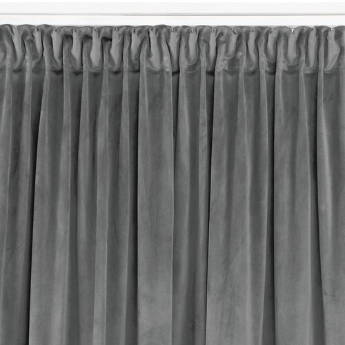  Curtain VILA color graphite style classic dragon tape transparent 5 cm velvet 400x175 HOMEDE Slike