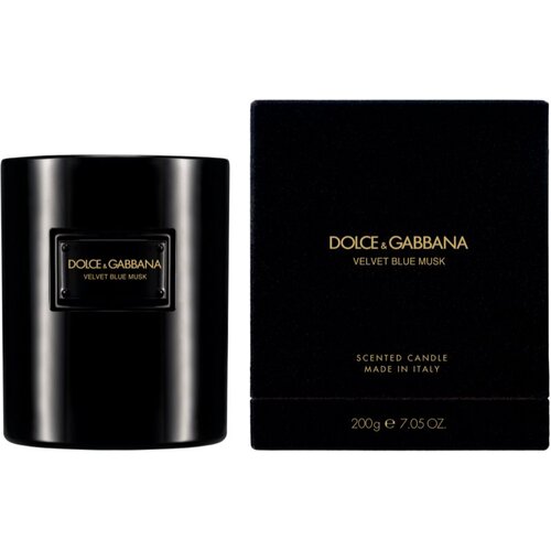Dolce &amp;amp; Gabbana Velvet Blue Musk Scented Candle mirisna svijeća 200 g Slike