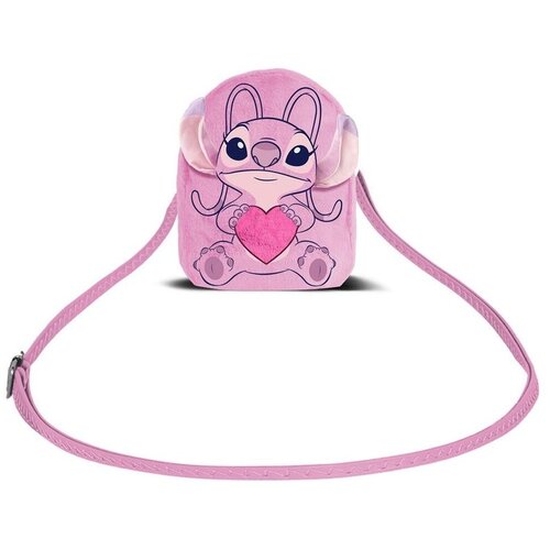 Disney Stitch Plišana torbica za rame Angel, 7 x 14 x 19 cm Cene