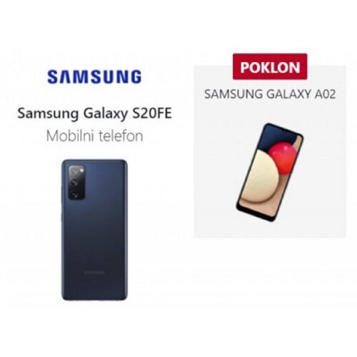 Samsung Galaxy S20 FE 6GB/128GB Cloud Navy + A02s mobilni telefon Slike