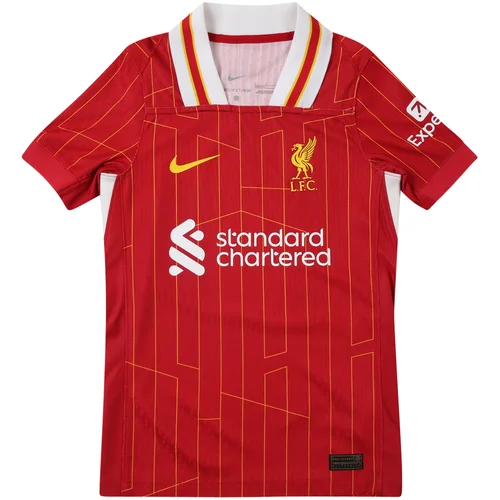 Nike Funkcionalna majica 'LFC Y DFADVMATCH' rumena / rdeča / bela