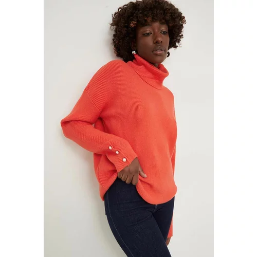 Answear Lab Pulover ženski, oranžna barva