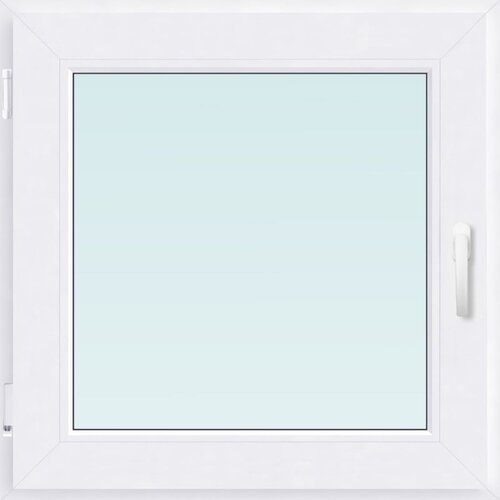 Solid elements PVC prozor bez kvake (80 x 90 cm, Smjer otvaranja: Lijevo, Bijela) Cijene