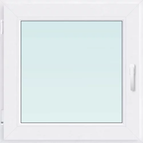 SOLID ELEMENTS PVC prozor bez kvake (80 x 90 cm, Smjer otvaranja: Lijevo, Bijela)