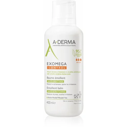 A-derma Exomega Control pomirjujoči losjon za telo za zelo suho občutljivo kožo in za kožo, ki je nagnjena k atopiji proti draženju in srbenju kože 20