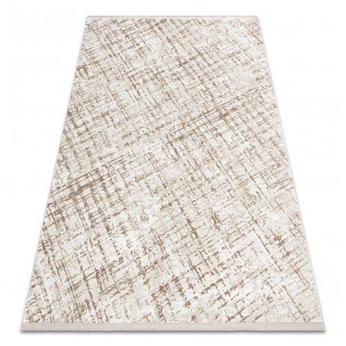 RugsX Moderna preproga DUKE 51550 bež / krem - Rešetka, strukturiran, zelo mehak, resice 120x170 cm, (21993993) Cene