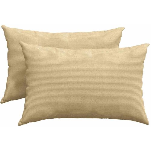  Jastučići za sofu 2 pcs Siva zelena 60 x 40 cm Kordura tekstil Slike