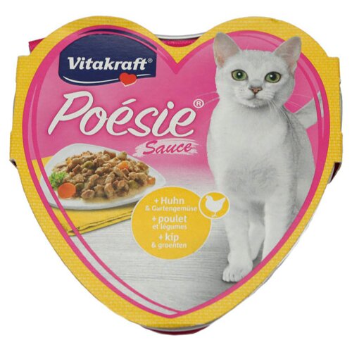 Vitakraft cat poesie piletina & povrće u sosu 85g hrana za mačke Slike