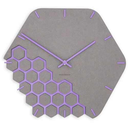 Von Der Factory Zidni sat Luxhora Fragmenta Light Grey 11 boja kazaljki Cijene