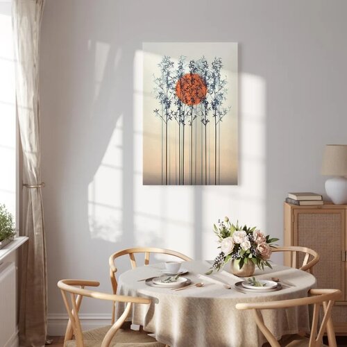  Slika - Lonely Twilight (1 Part) Vertical 20x30 Na talijanskom platnu Slike