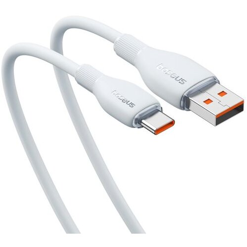 Baseus Kabel USB-A → USB-C QC PD 100W 2m Elastic Bijeli, (6932172634094) Cijene