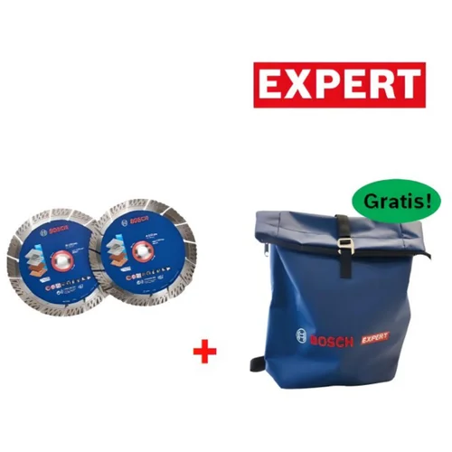 Bosch Professional MultiMaterial Set + Diamant-TS Expert Rucksack