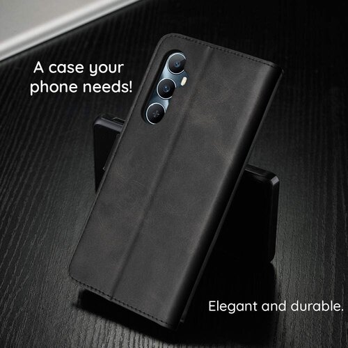 Techsuit Diary Book preklopna maska za Honor 400 -crna Slike