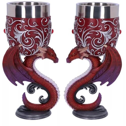 Nemesis Now - dragons devotion goblets (set of 2) (18,5 cm) Cene