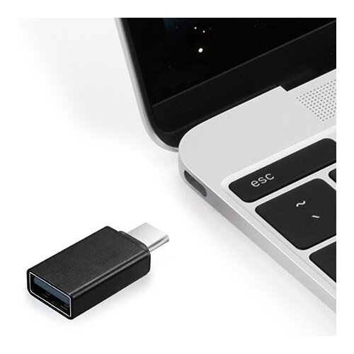  USB 2,0 adapter Type-C CM/AF, BLACK, GEMBIRD A-USB2-CMAF-01 Cene